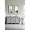 James Martin Vanities Brittany 60in Double Vanity, Urban Gray w/ 3 CM Eternal Jasmine Pearl Quartz Top 650-V60D-UGR-3EJP - alternate 3